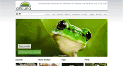 Desktop Screenshot of alfauna.ch